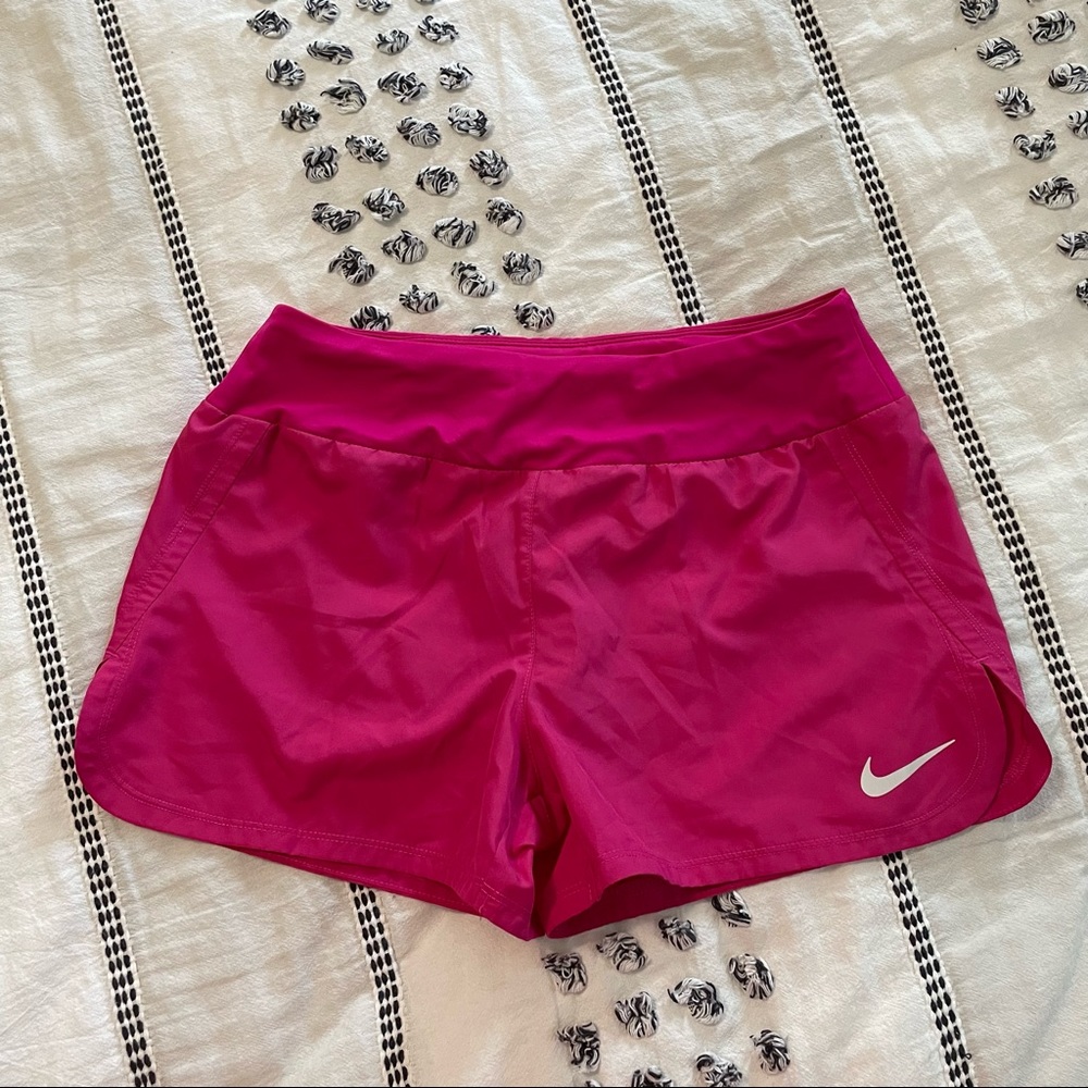 Pink Nike Run Shorts